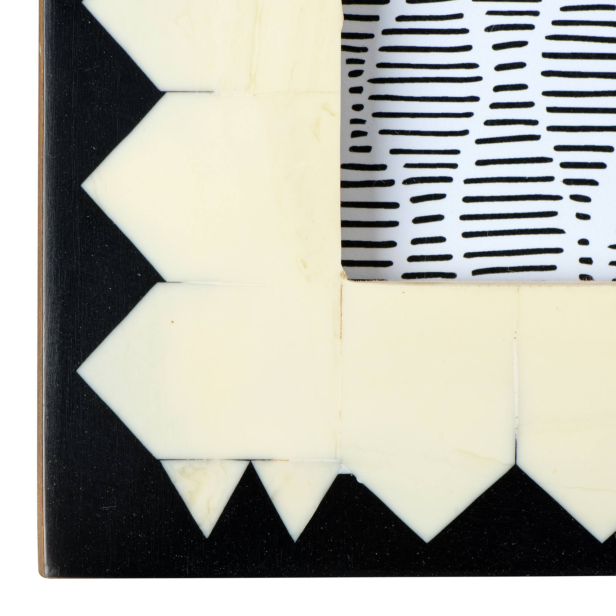 Hello Honey® 2 Pack Black & Cream Photo Frame